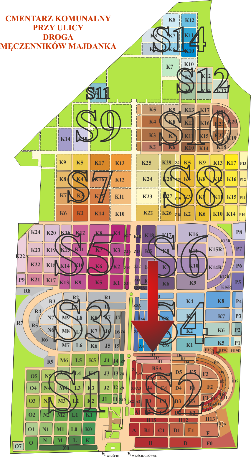 Brak mapy sektorowej