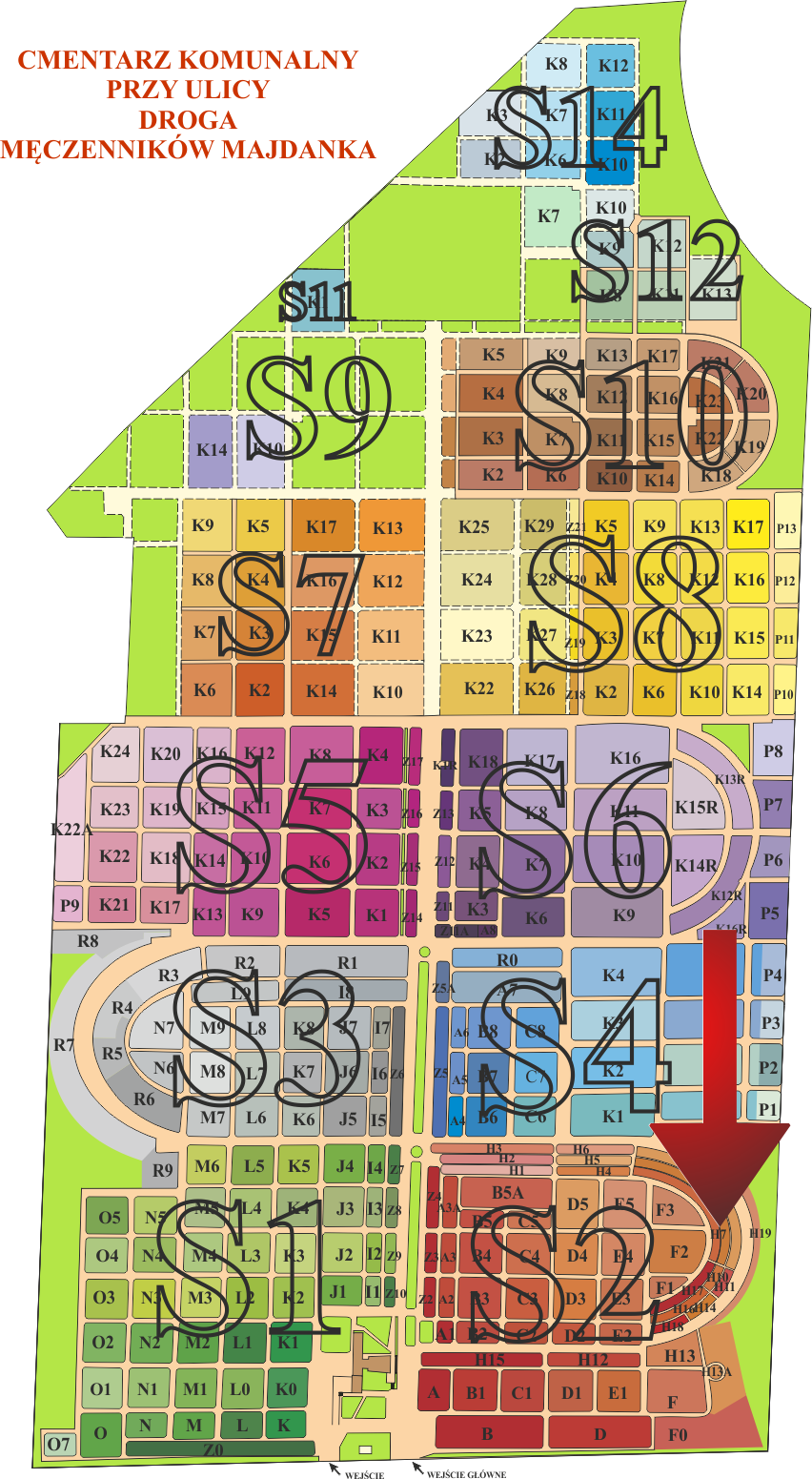 Brak mapy sektorowej