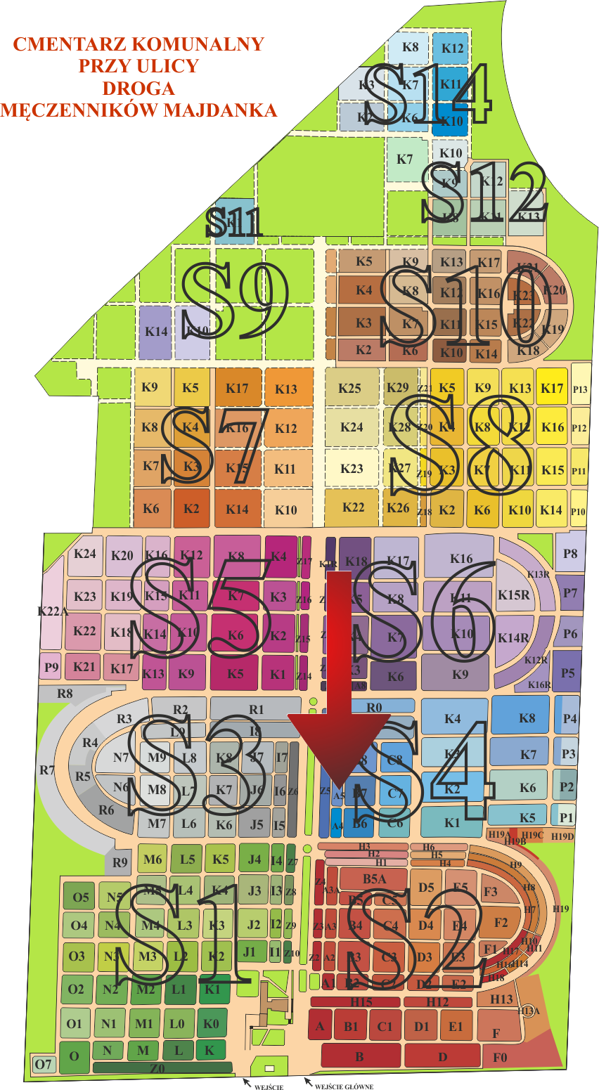 Brak mapy sektorowej