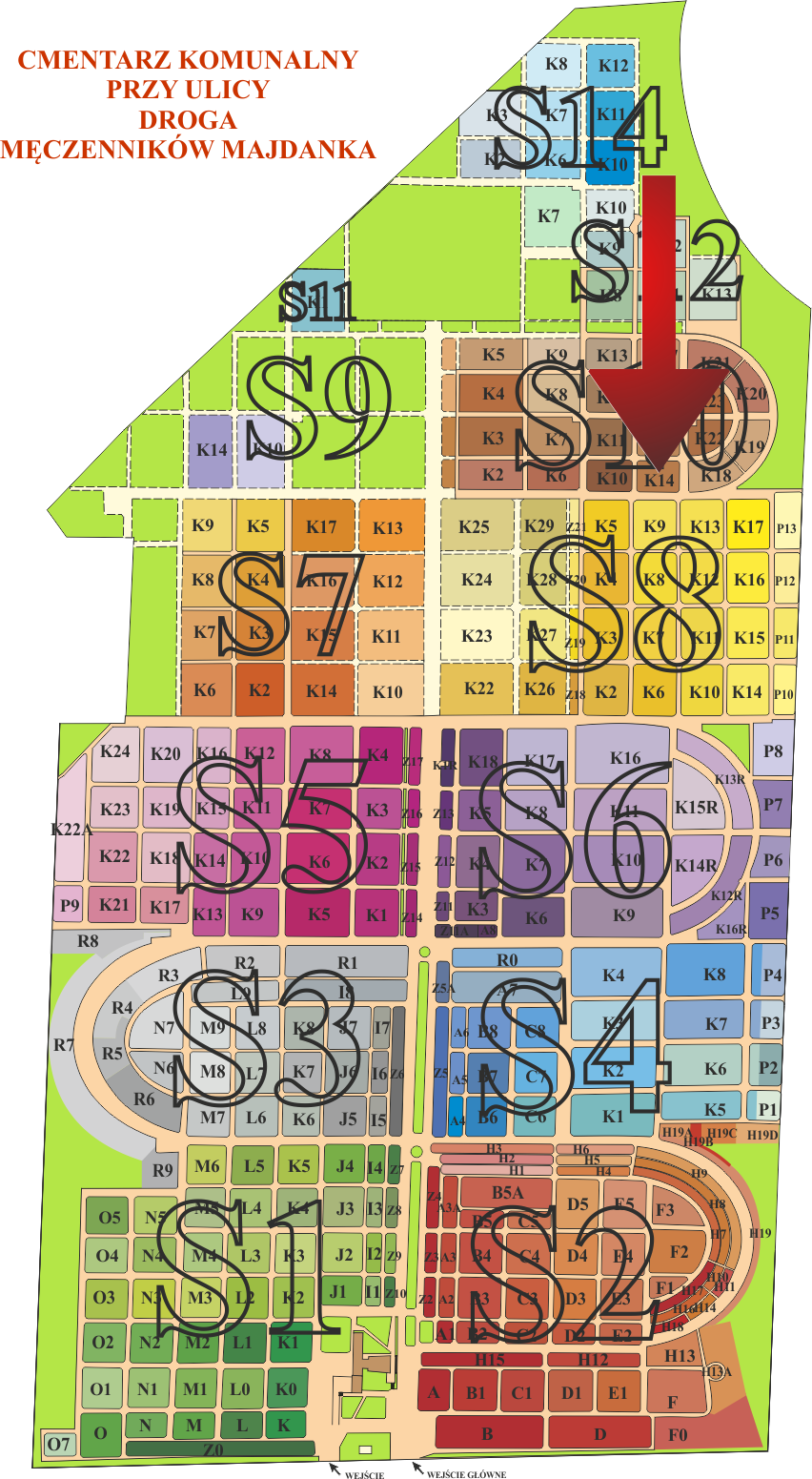 Brak mapy sektorowej