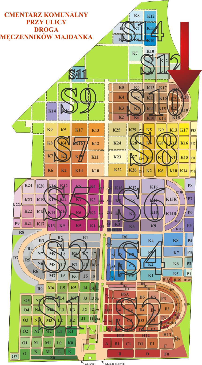 Brak mapy sektorowej