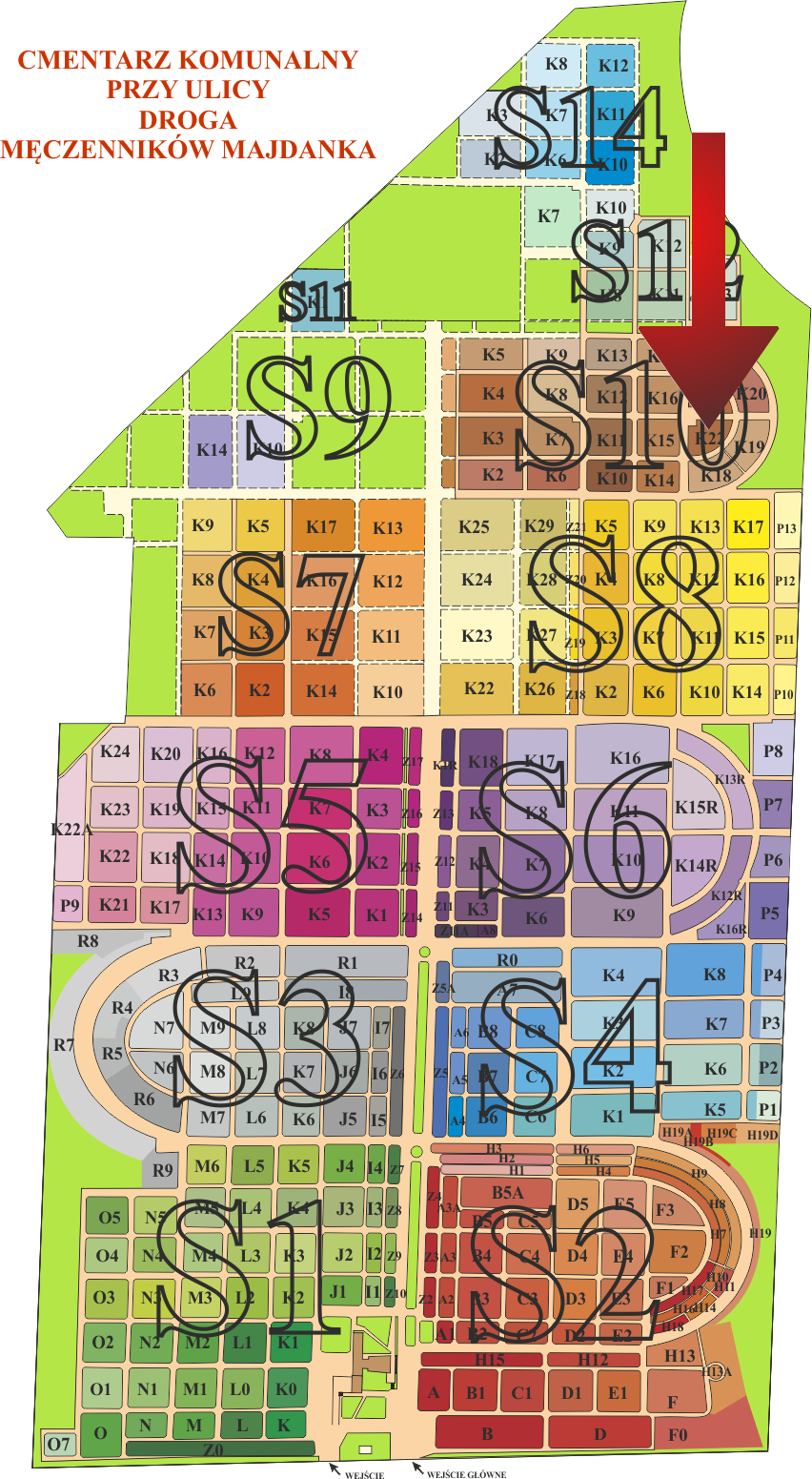 Brak mapy sektorowej