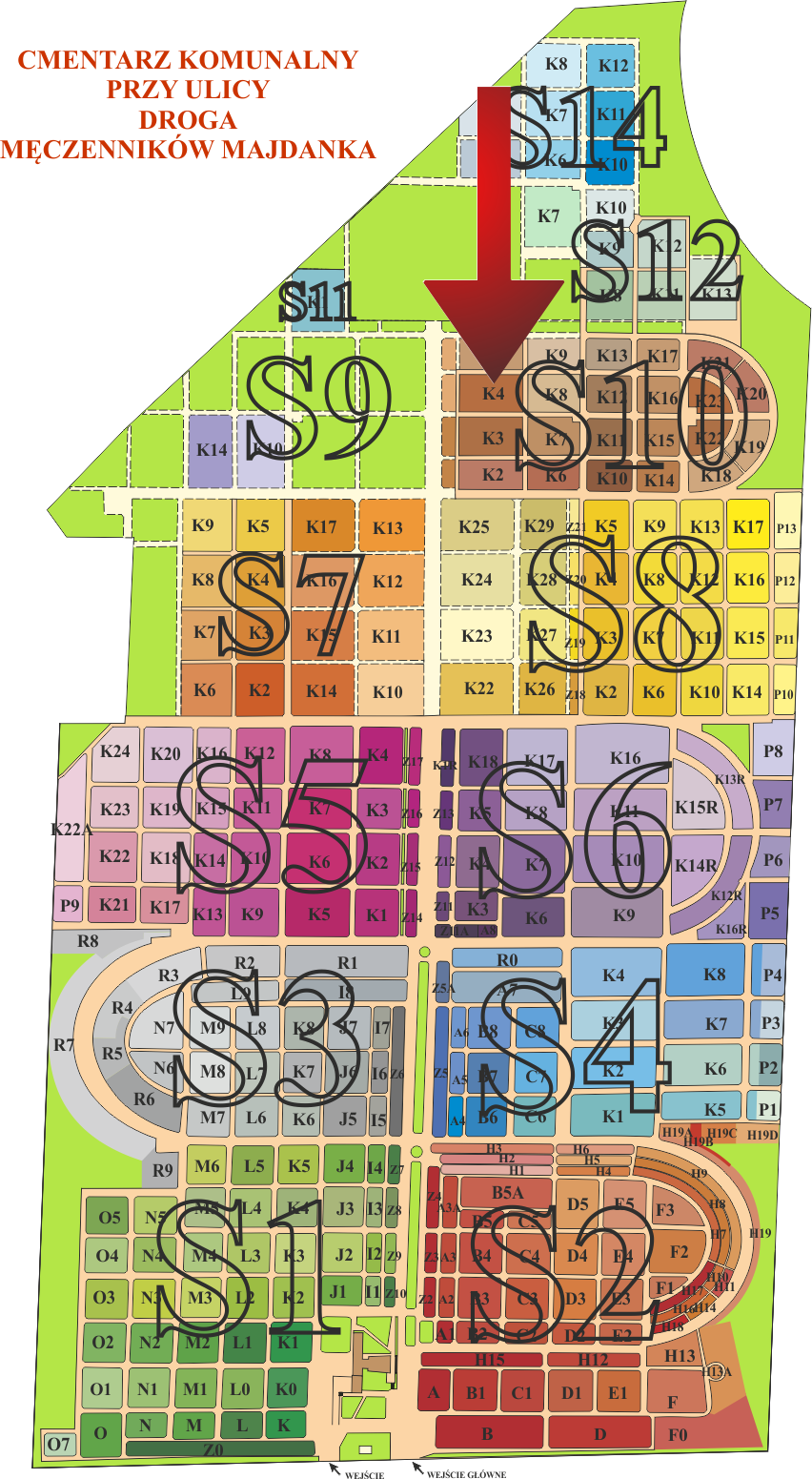 Brak mapy sektorowej