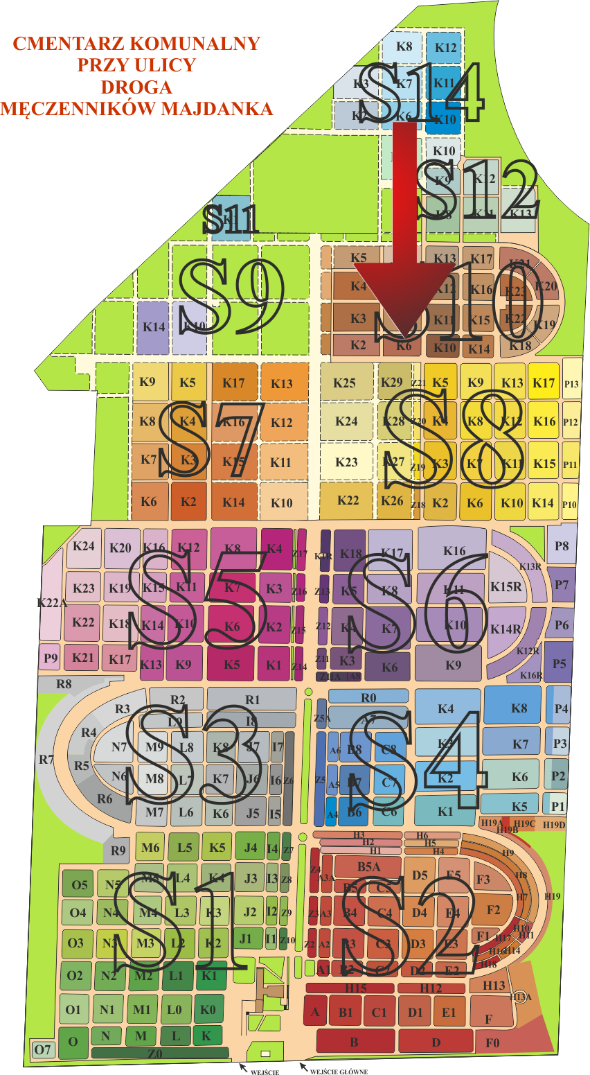 Brak mapy sektorowej