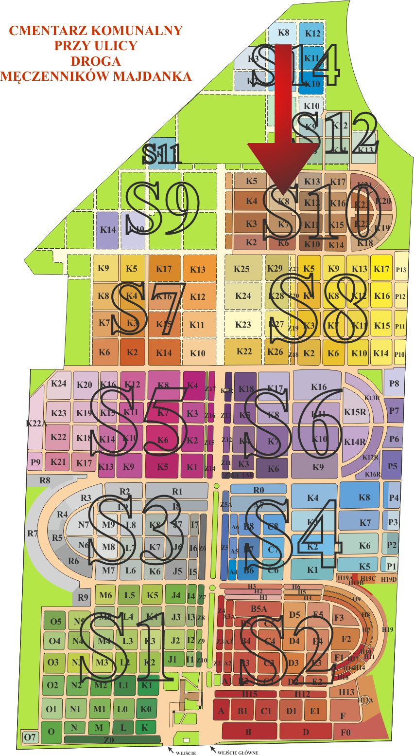 Brak mapy sektorowej