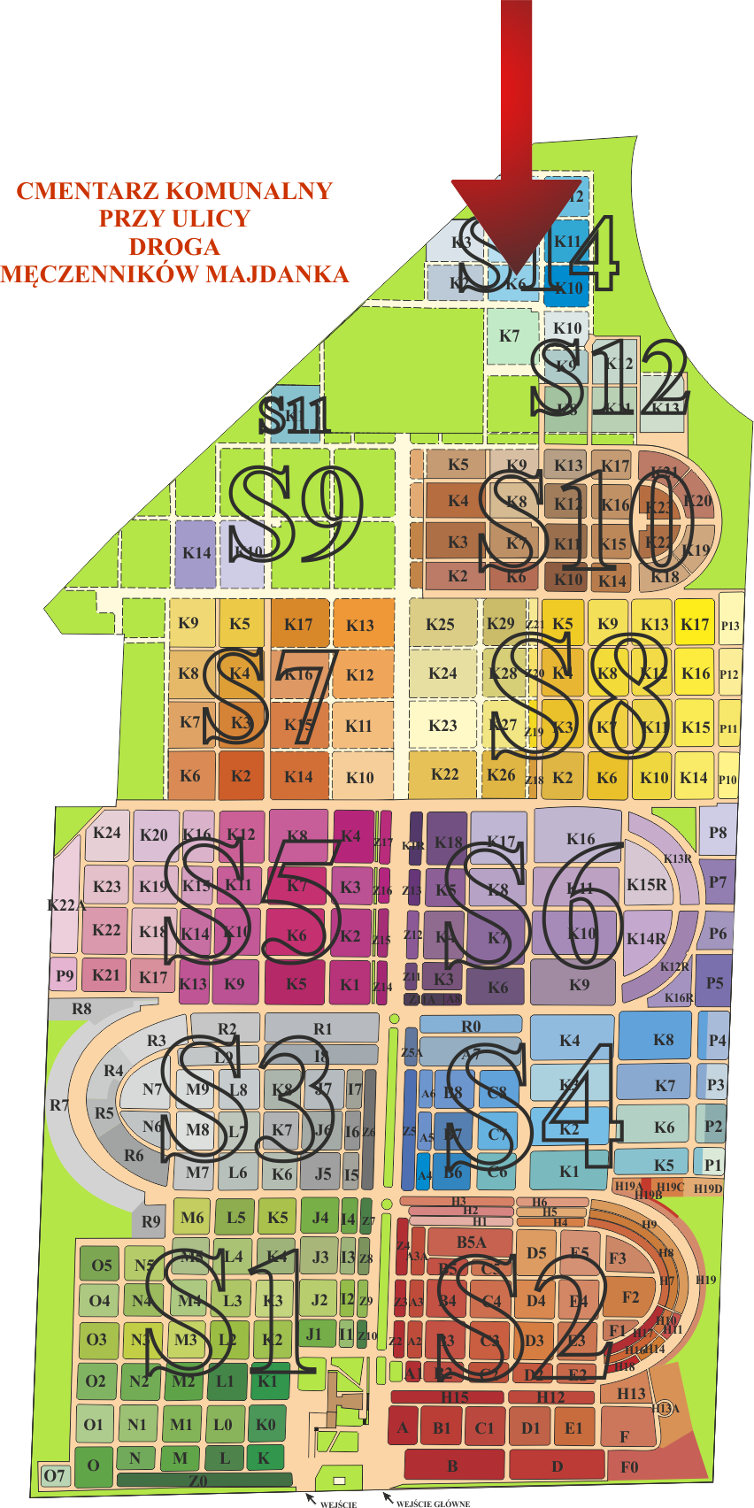 Brak mapy sektorowej