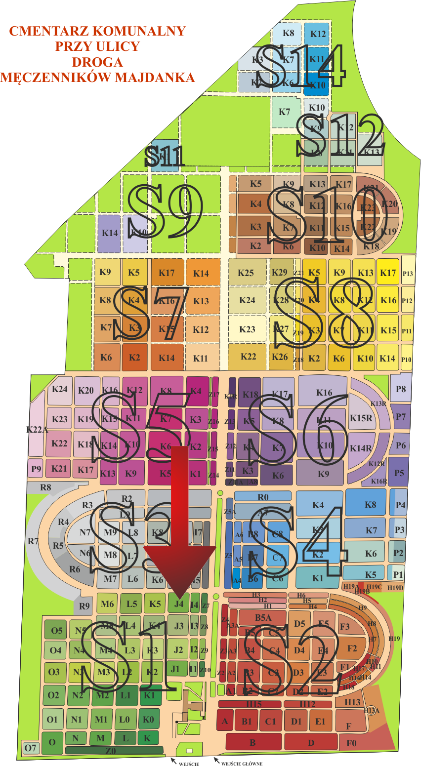 Brak mapy sektorowej