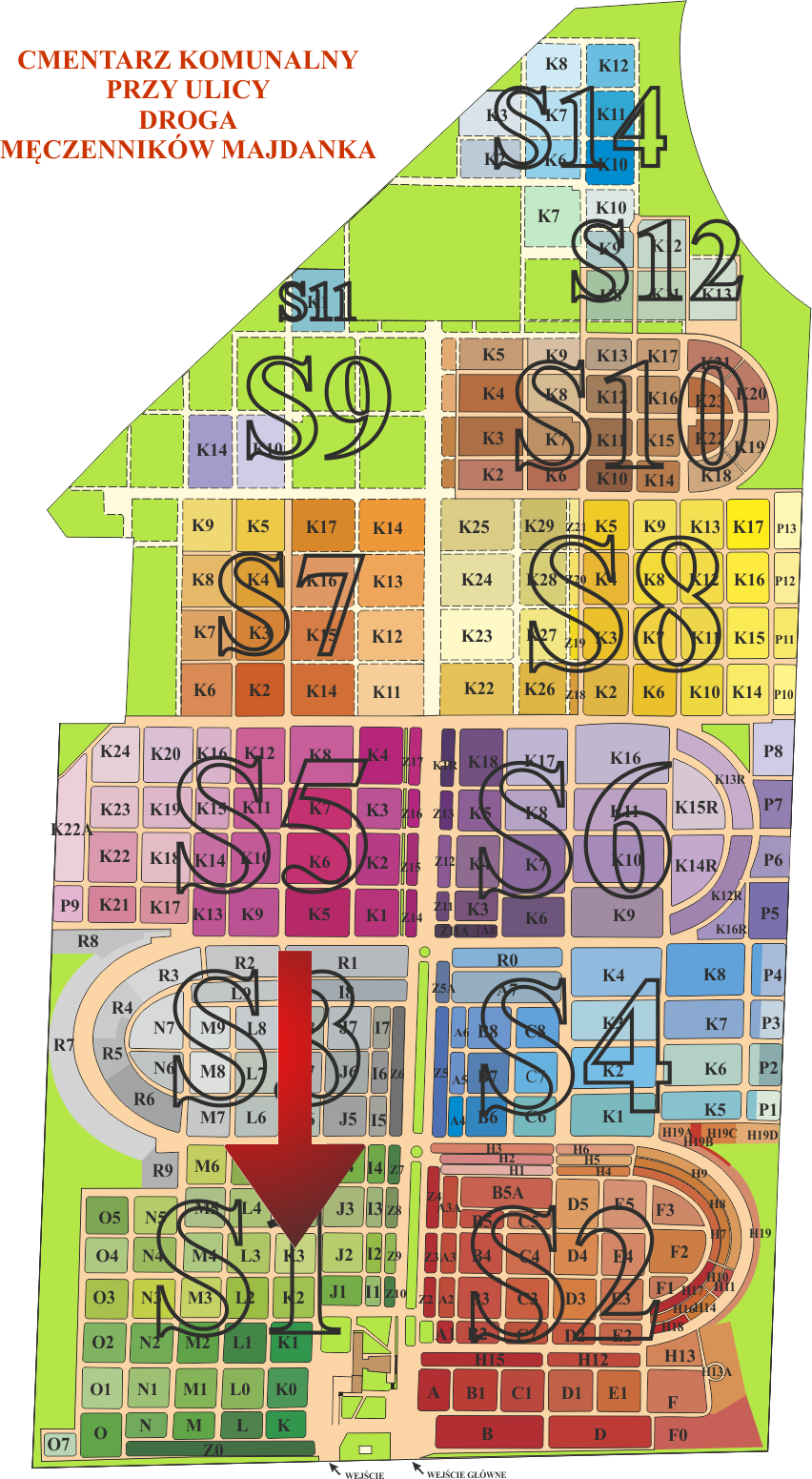 Brak mapy sektorowej