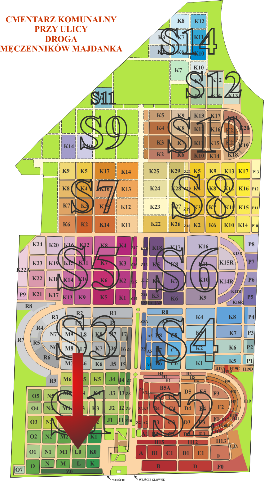 Brak mapy sektorowej