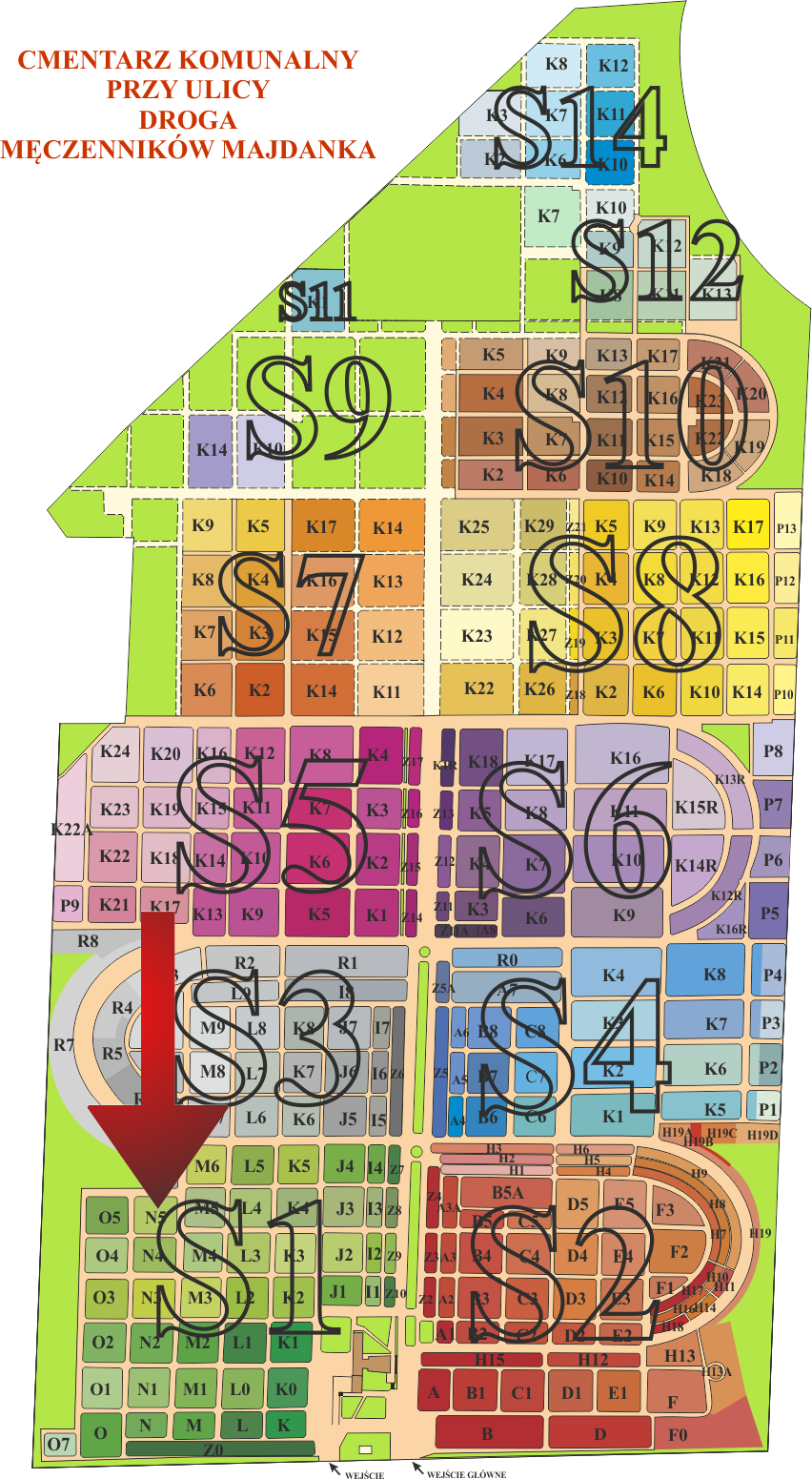 Brak mapy sektorowej