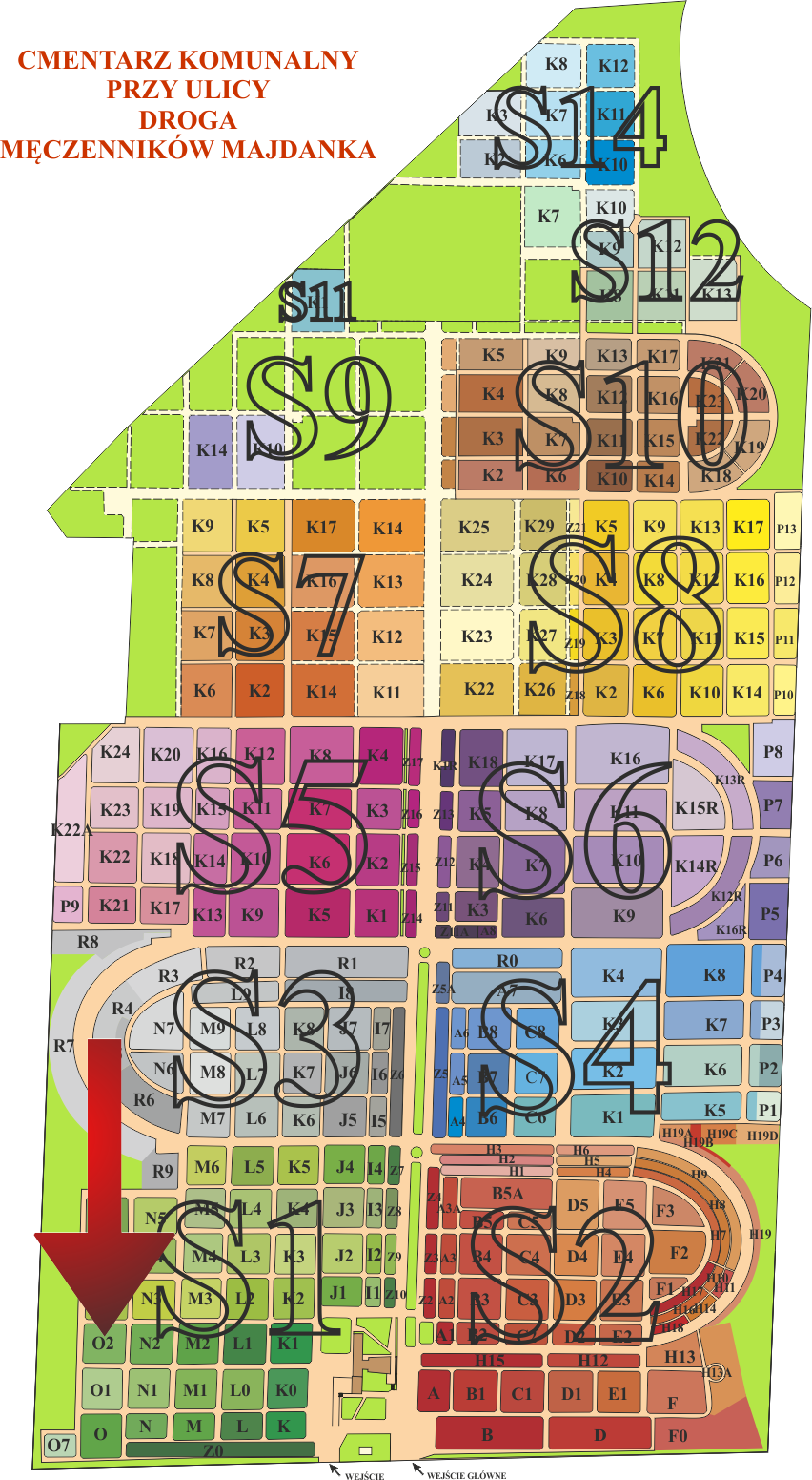 Brak mapy sektorowej