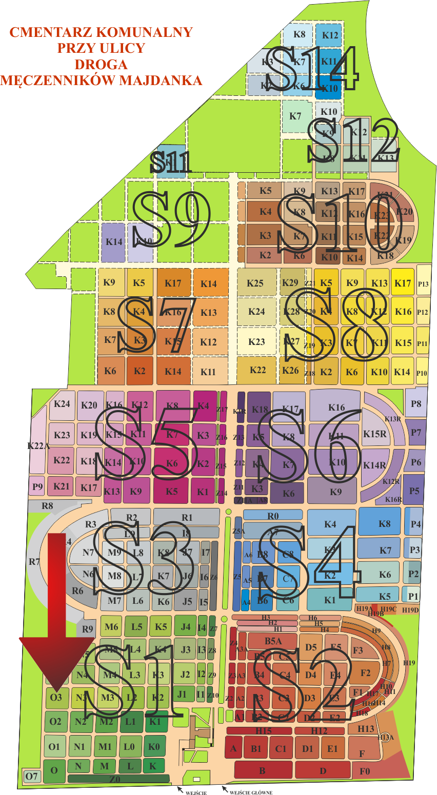 Brak mapy sektorowej