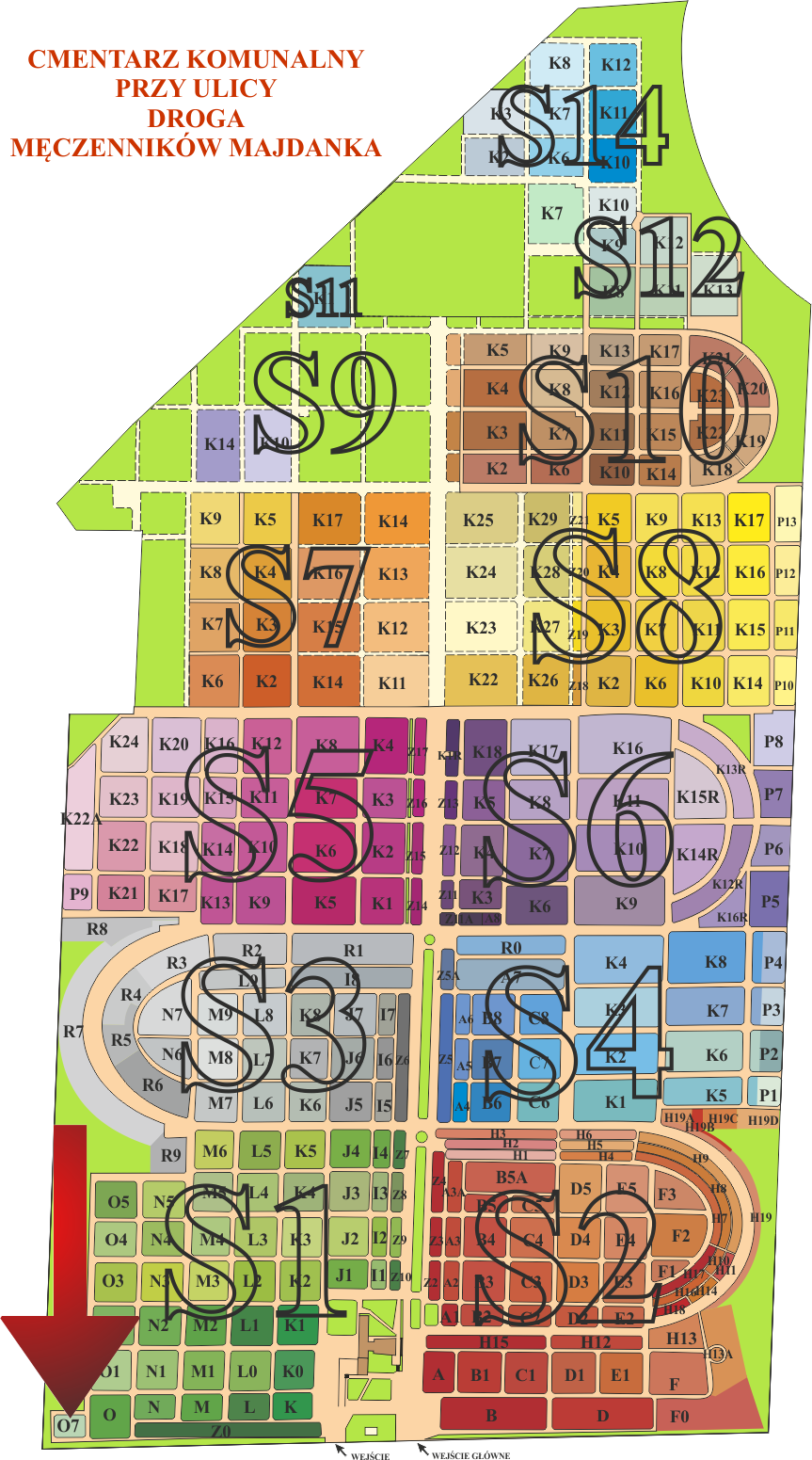 Brak mapy sektorowej