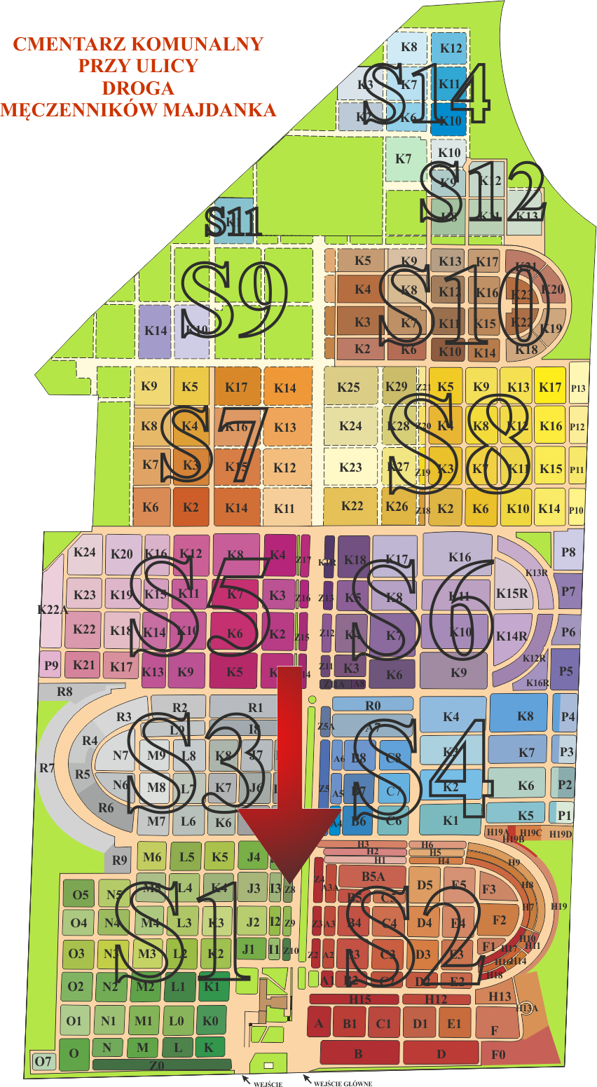 Brak mapy sektorowej