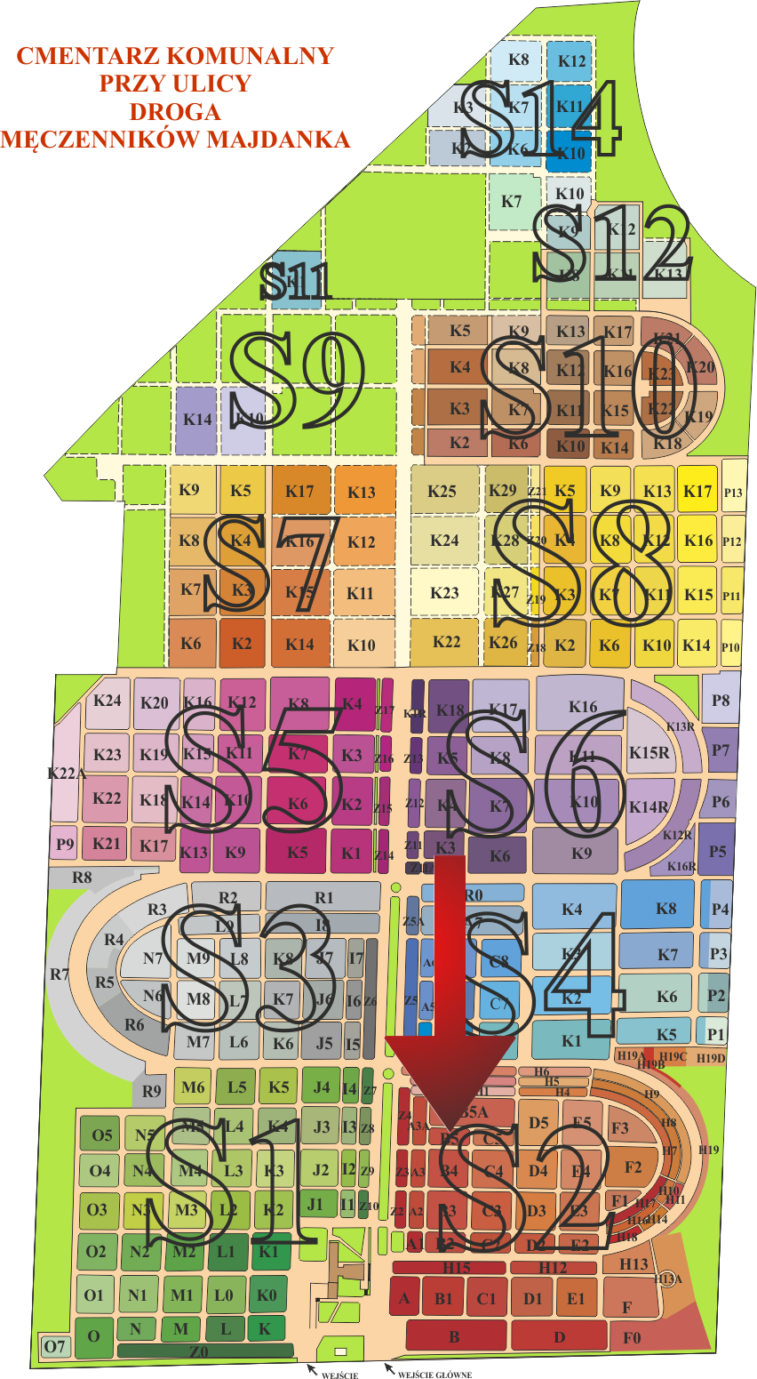 Brak mapy sektorowej