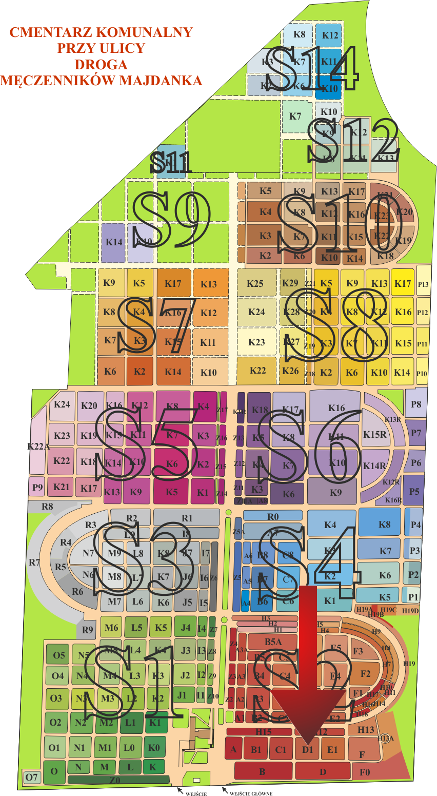 Brak mapy sektorowej