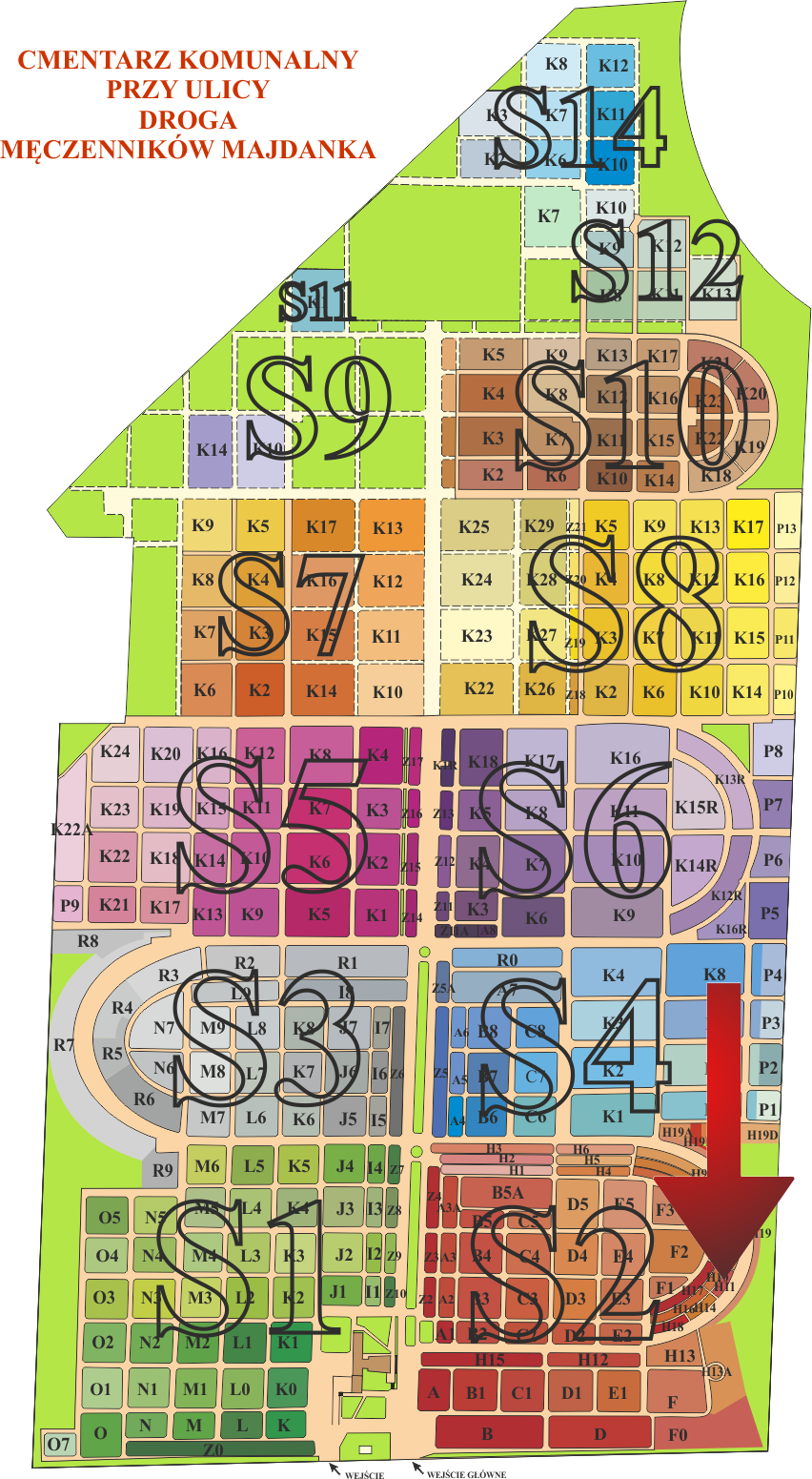 Brak mapy sektorowej