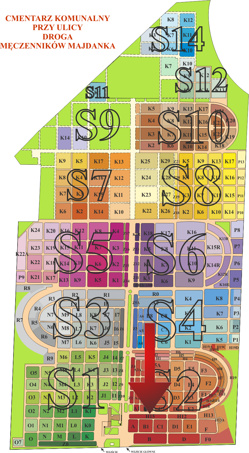 Brak mapy sektorowej