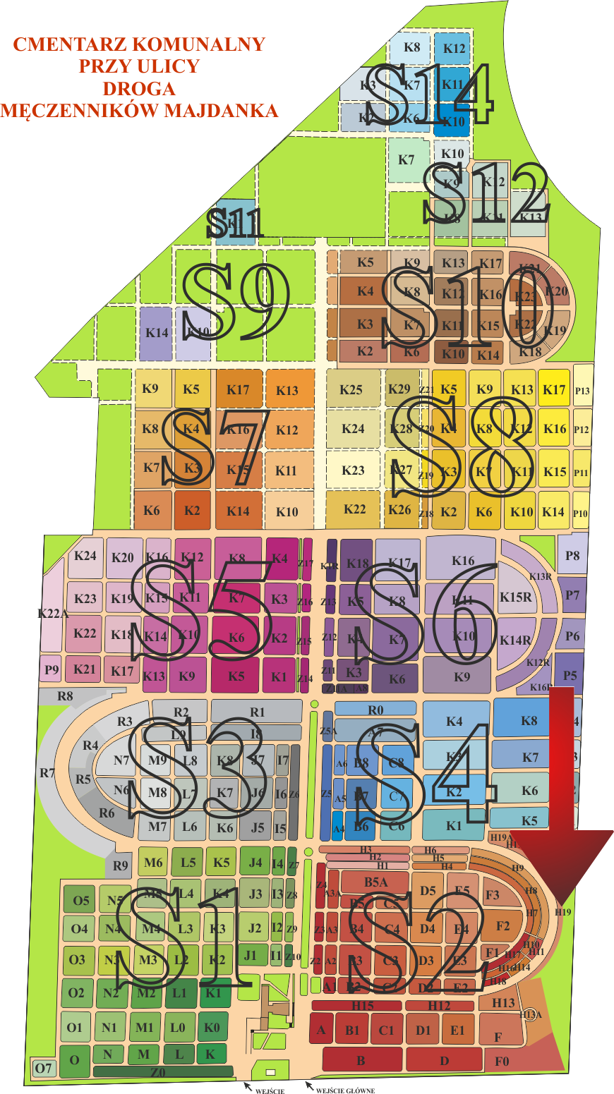 Brak mapy sektorowej