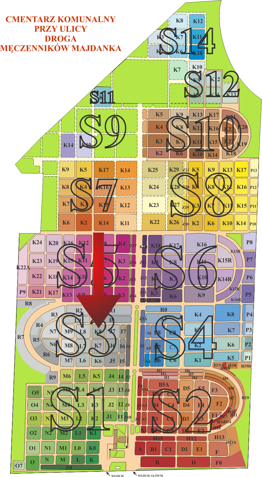 Brak mapy sektorowej