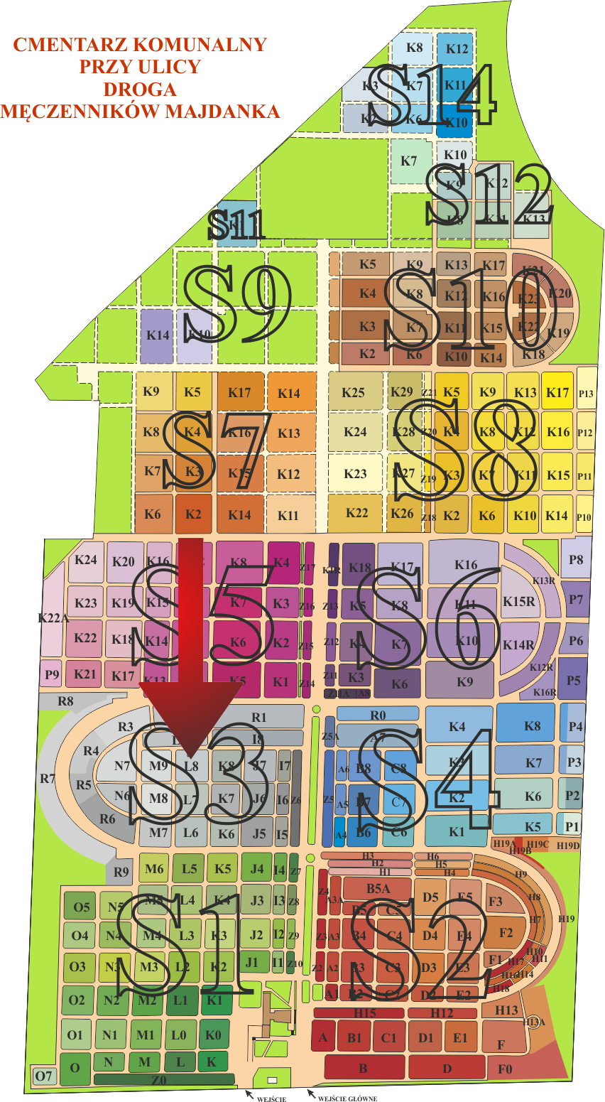 Brak mapy sektorowej