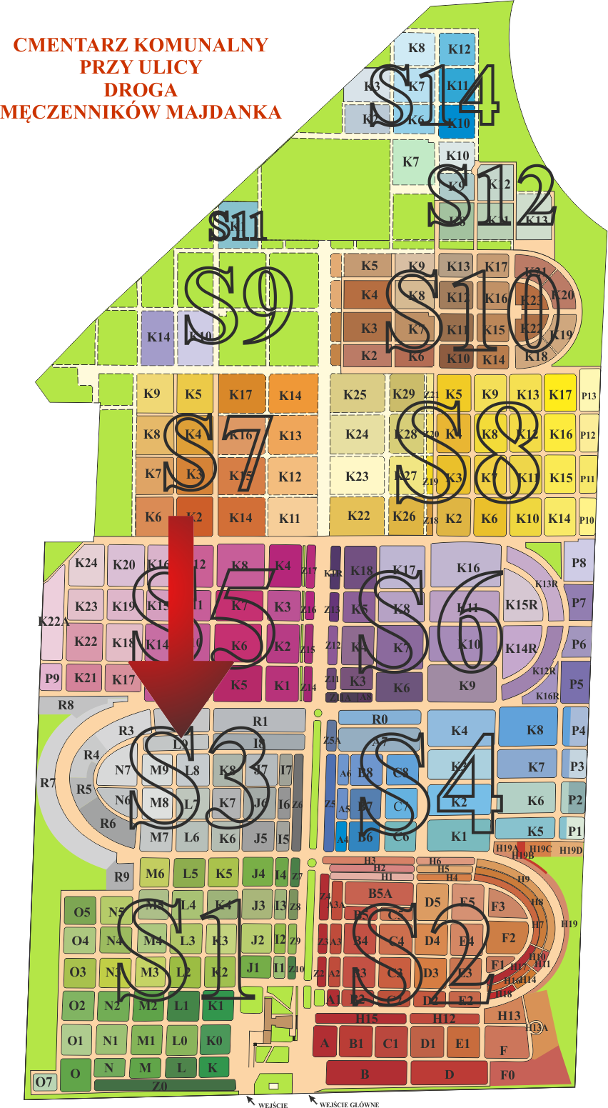 Brak mapy sektorowej