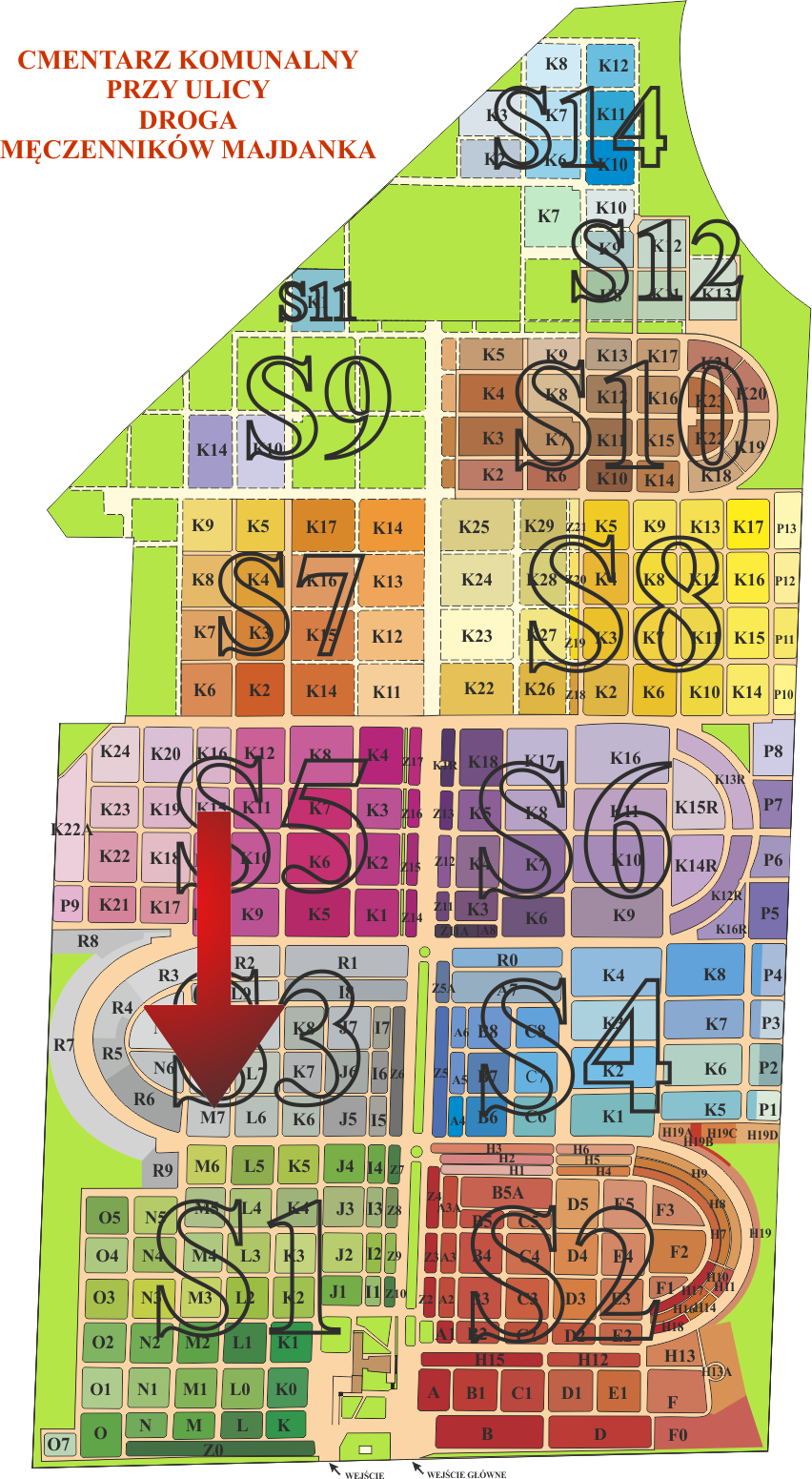 Brak mapy sektorowej