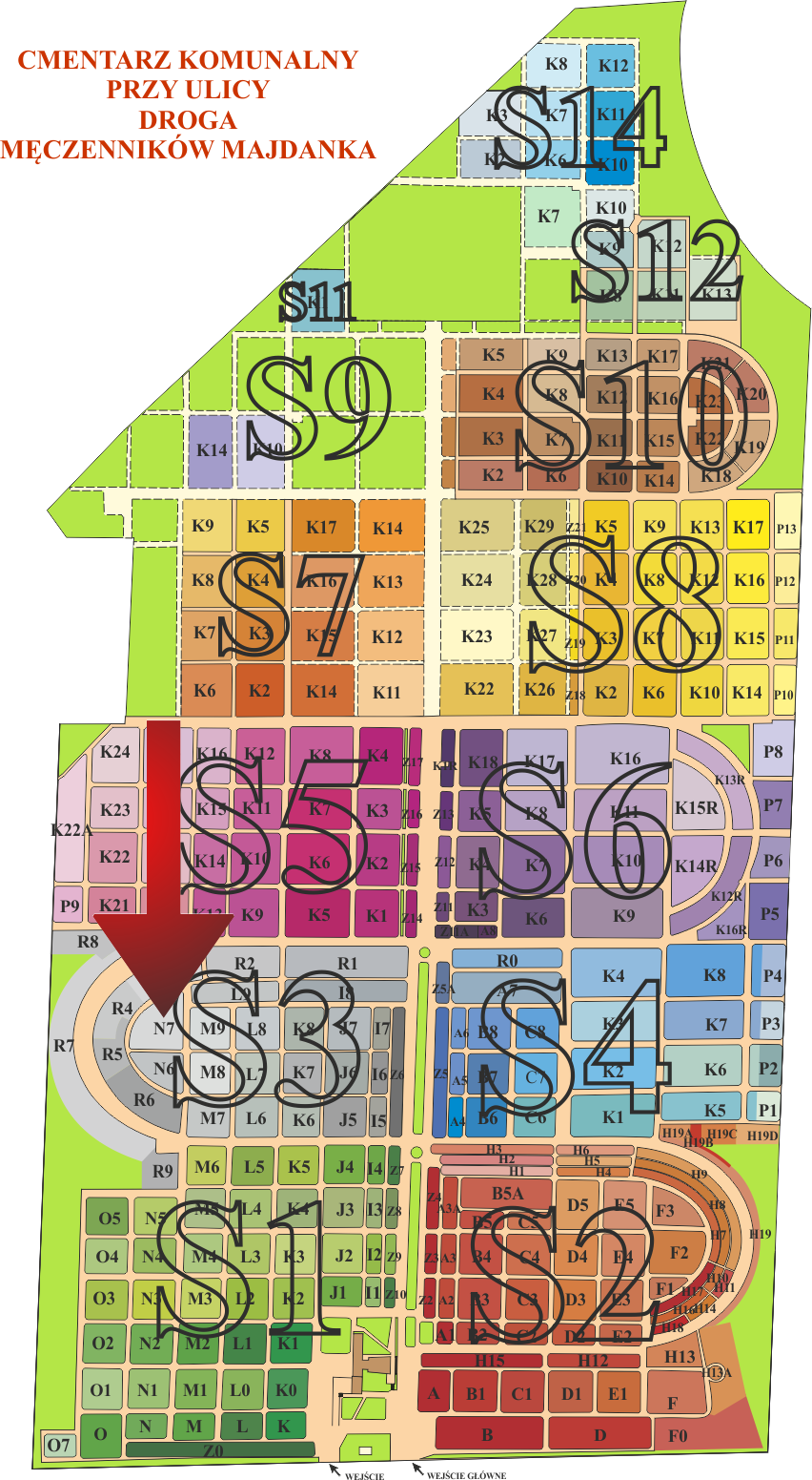 Brak mapy sektorowej