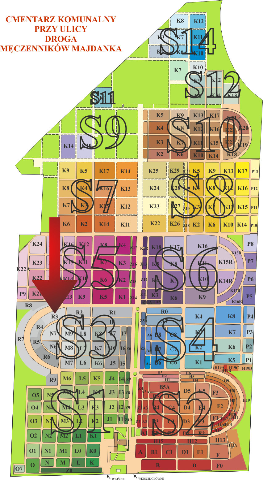 Brak mapy sektorowej