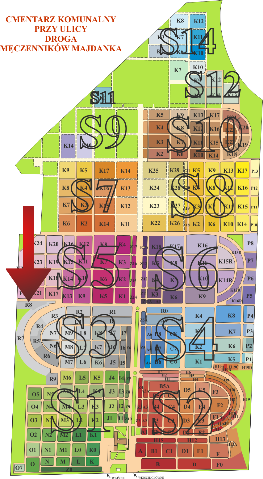 Brak mapy sektorowej