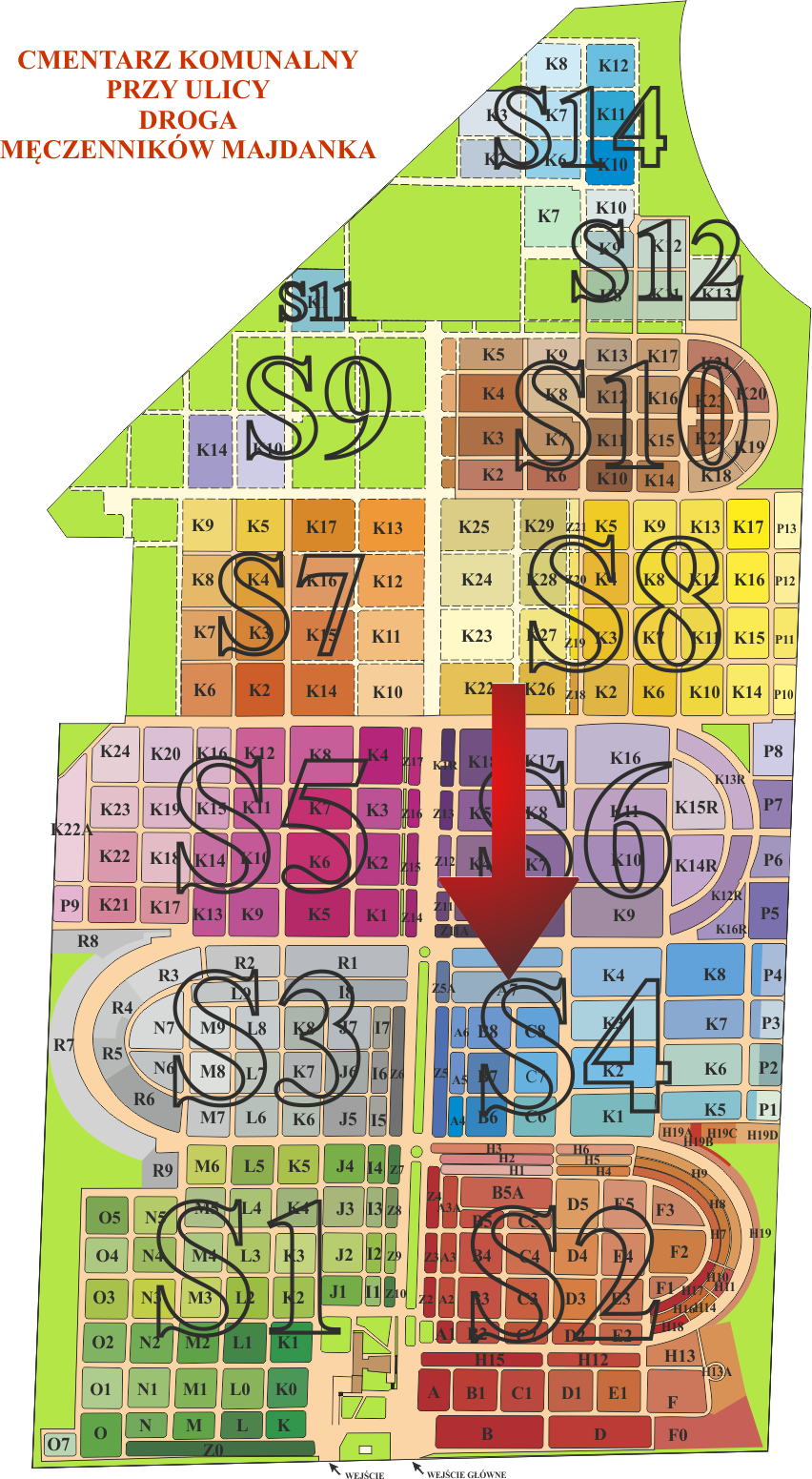 Brak mapy sektorowej