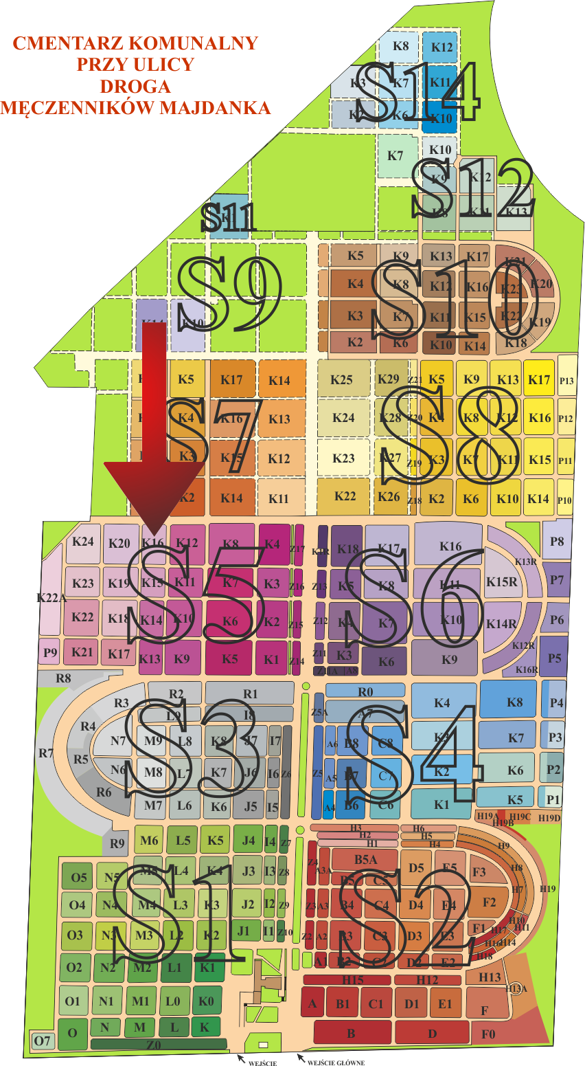 Brak mapy sektorowej