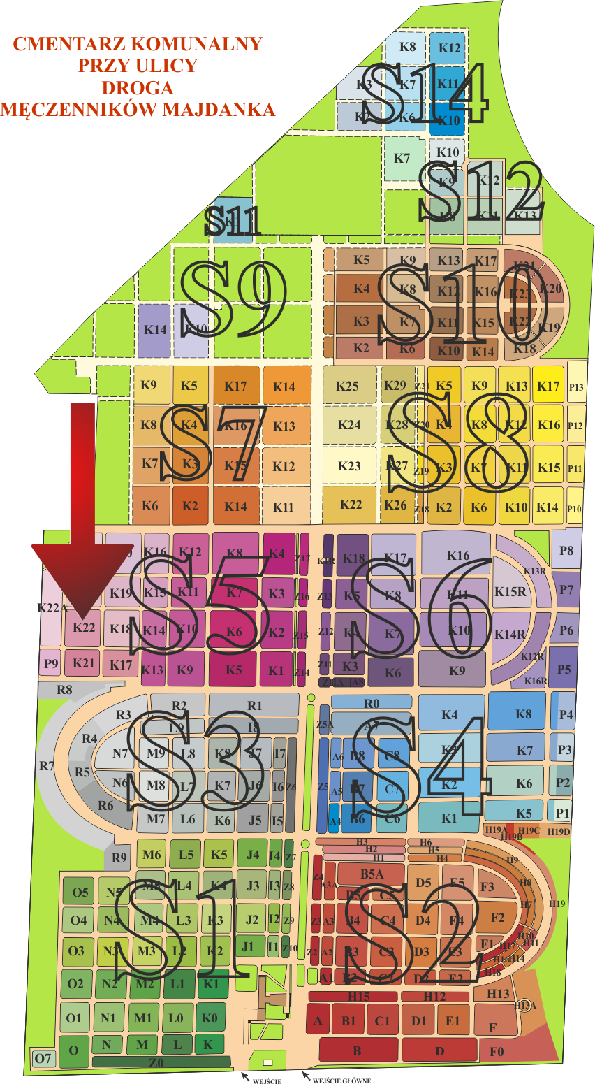 Brak mapy sektorowej