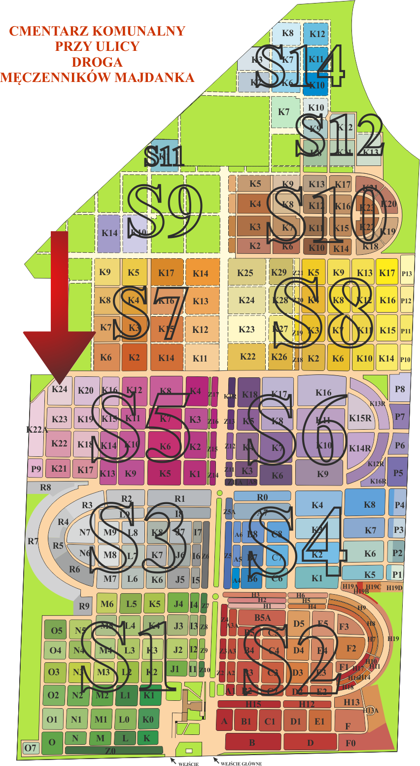 Brak mapy sektorowej