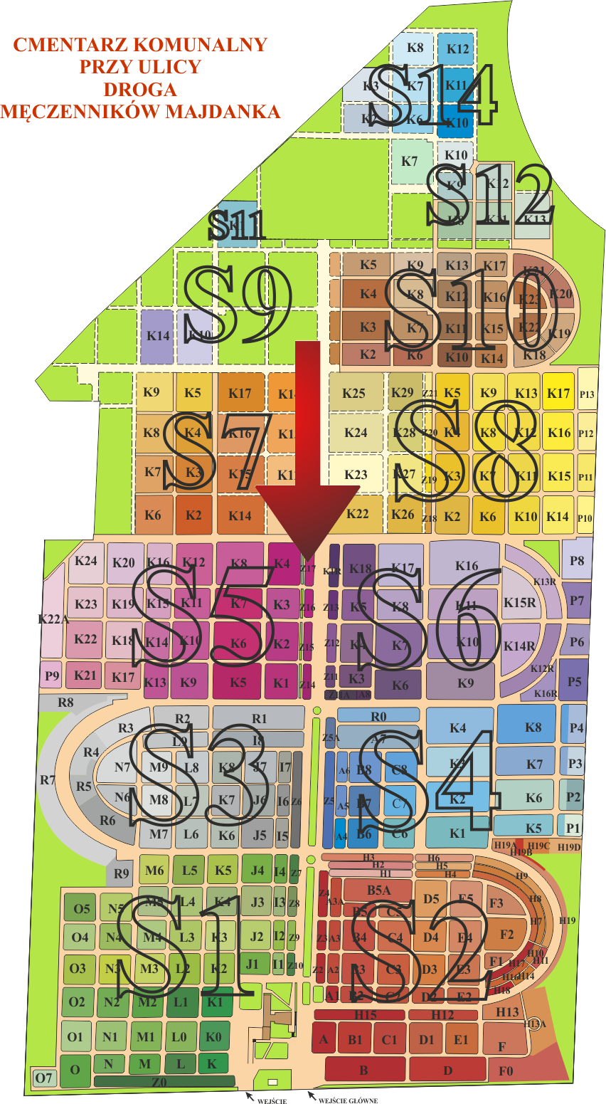 Brak mapy sektorowej