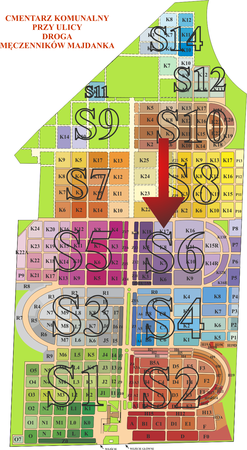 Brak mapy sektorowej