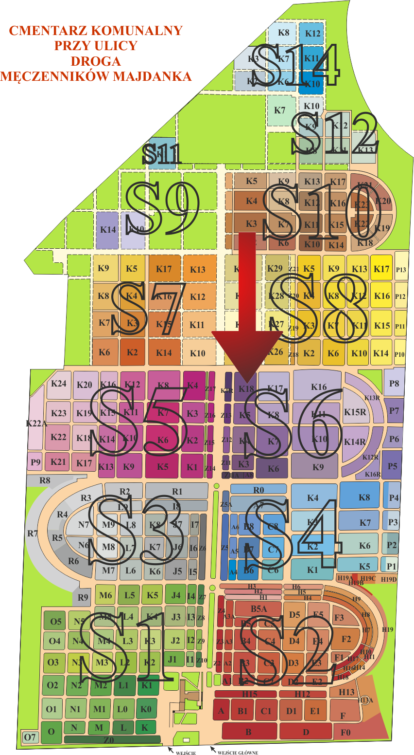 Brak mapy sektorowej