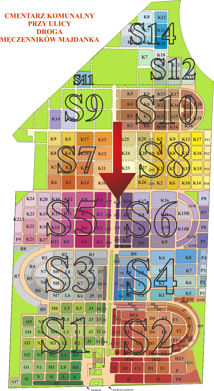 Brak mapy sektorowej