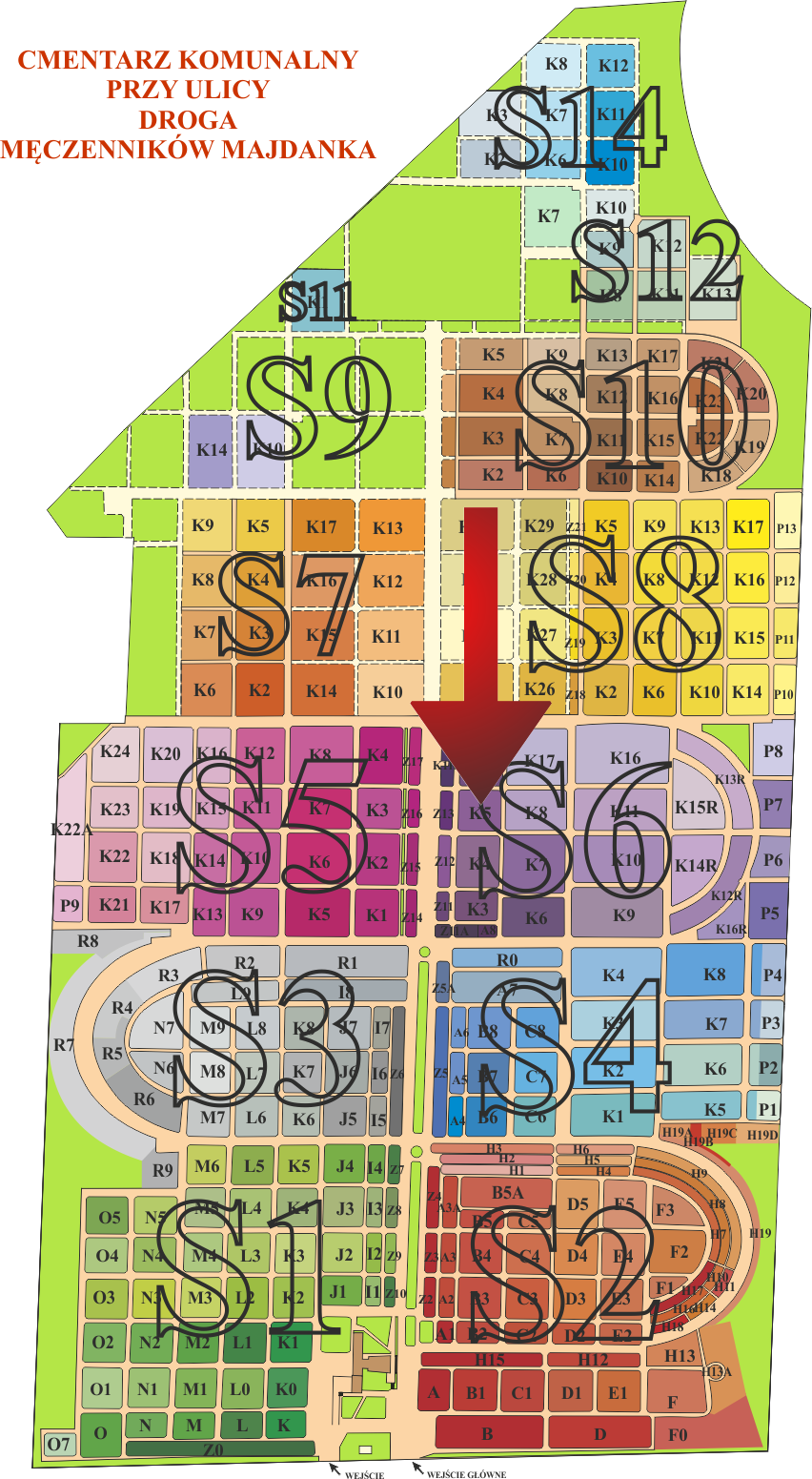 Brak mapy sektorowej