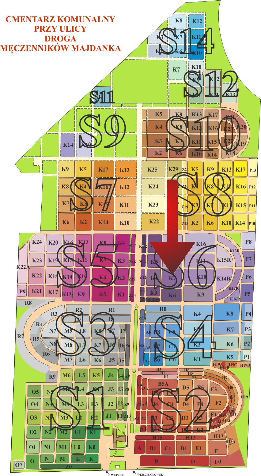 Brak mapy sektorowej