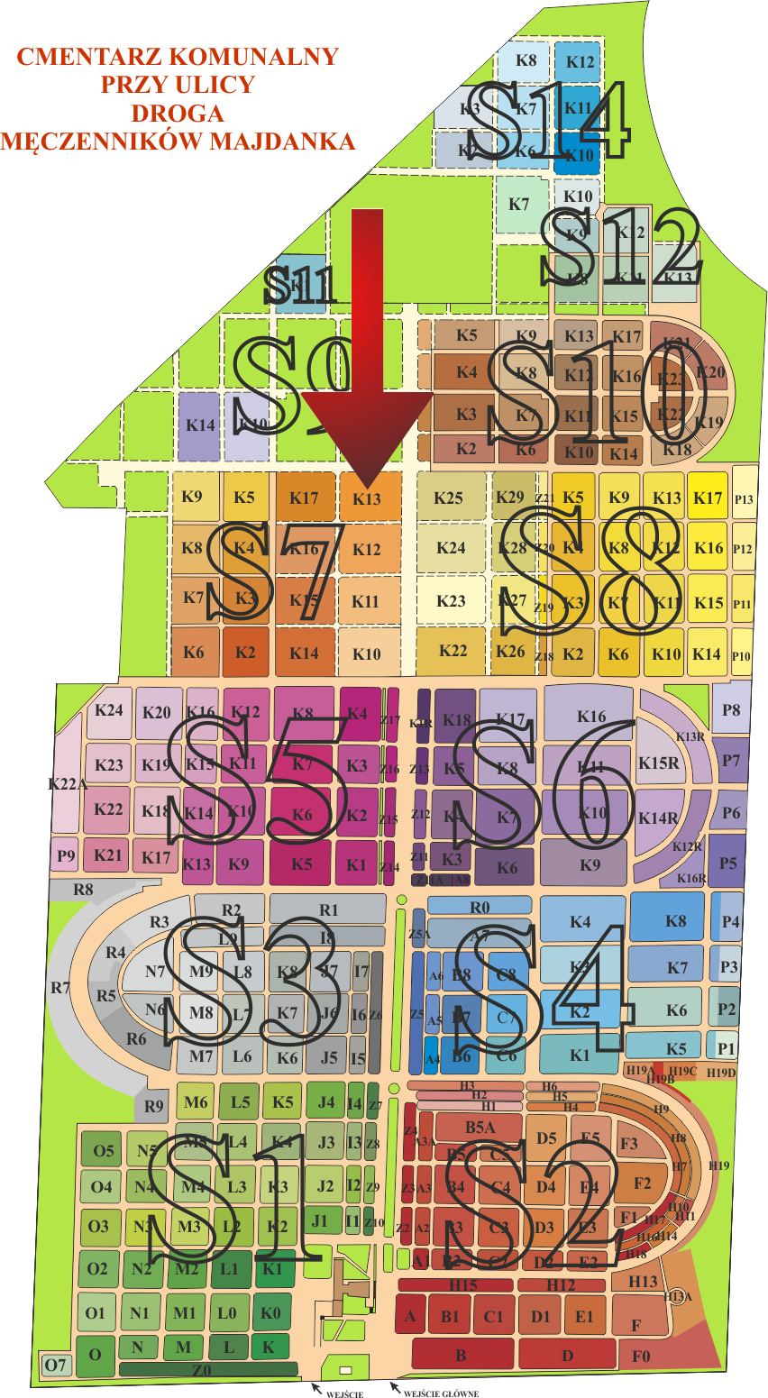 Brak mapy sektorowej