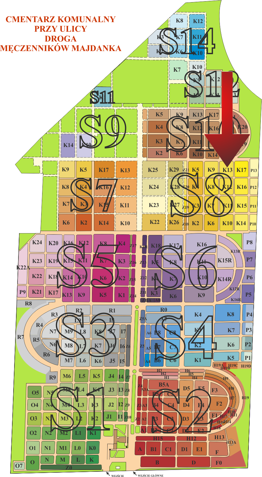 Brak mapy sektorowej