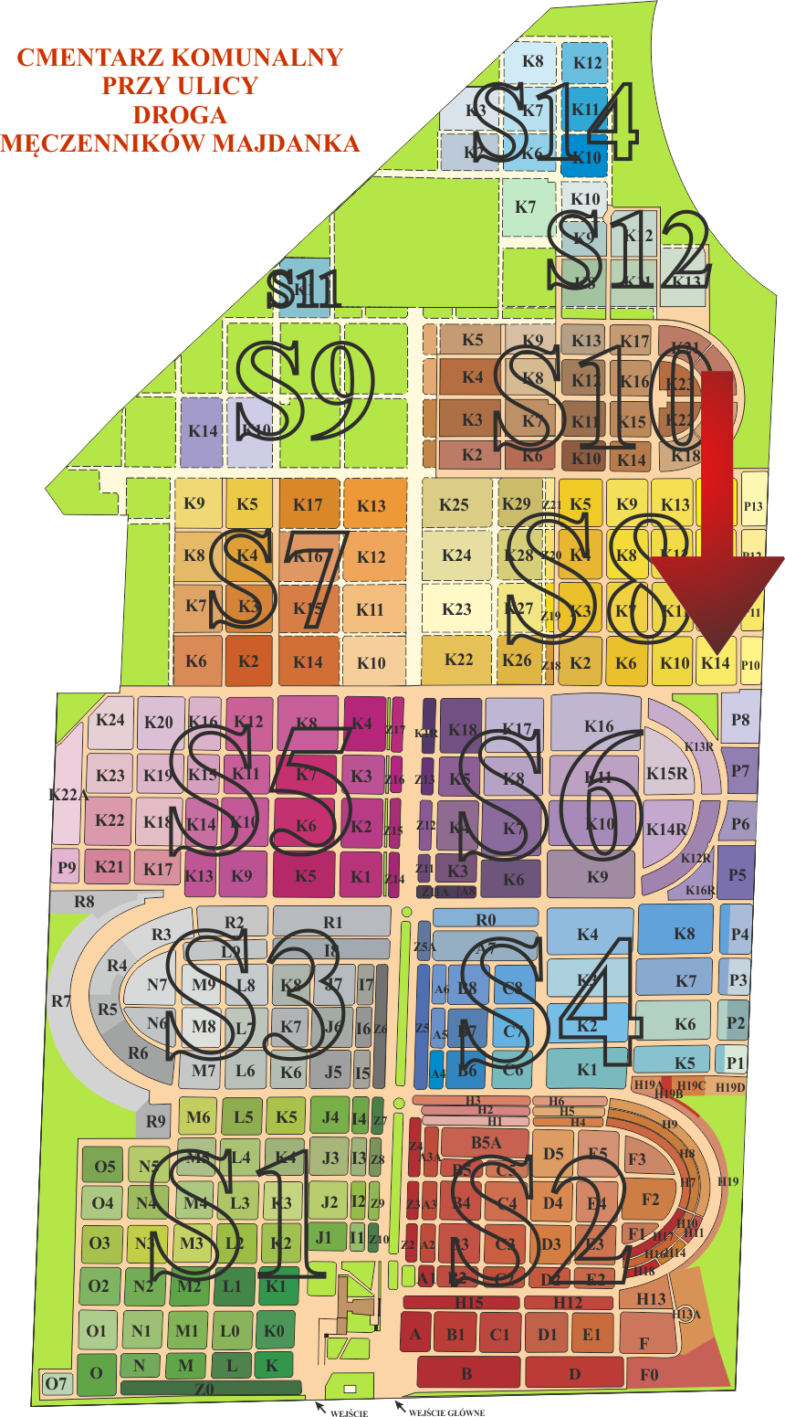 Brak mapy sektorowej