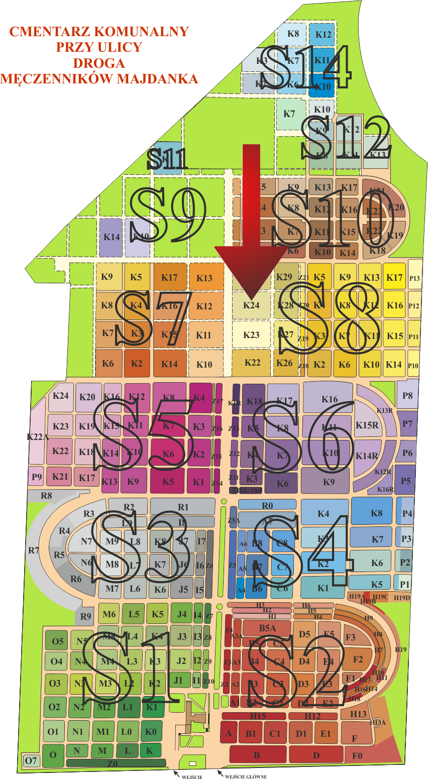 Brak mapy sektorowej