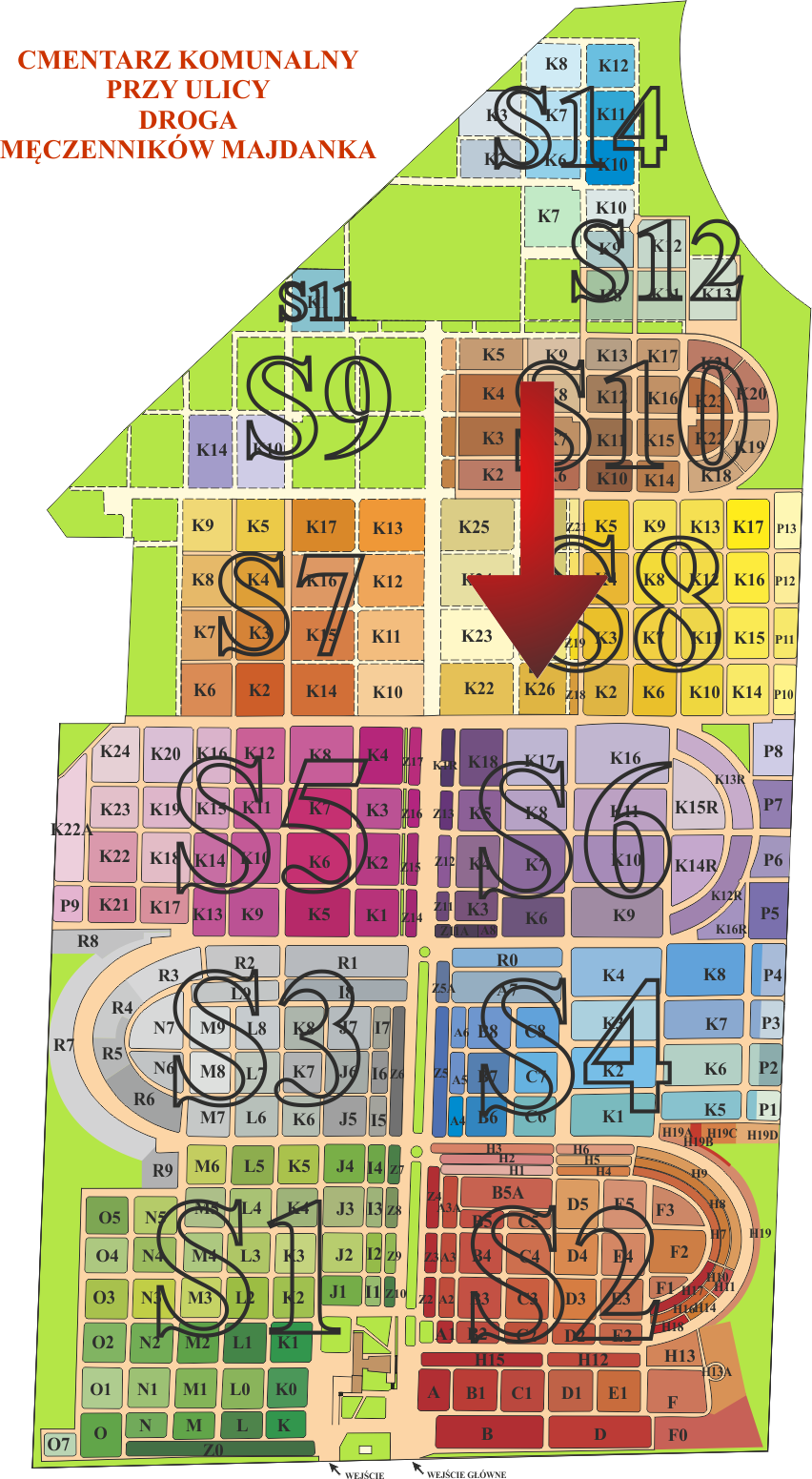 Brak mapy sektorowej