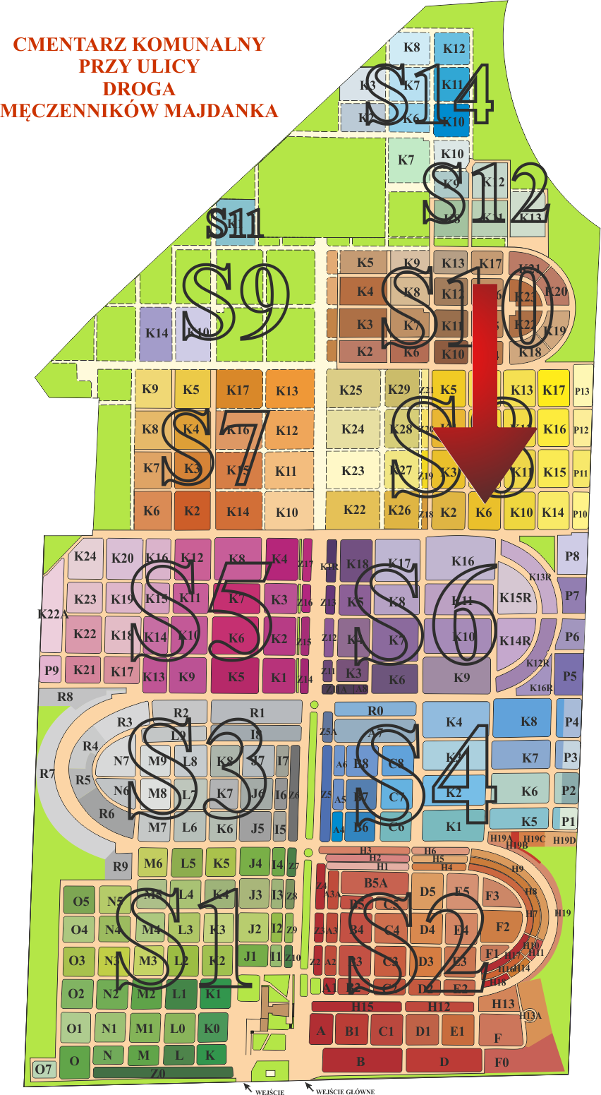 Brak mapy sektorowej