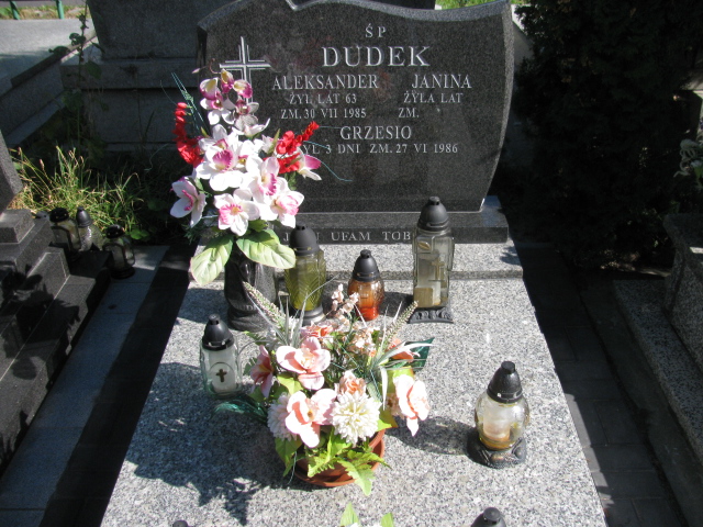 Grób Janina Dudek