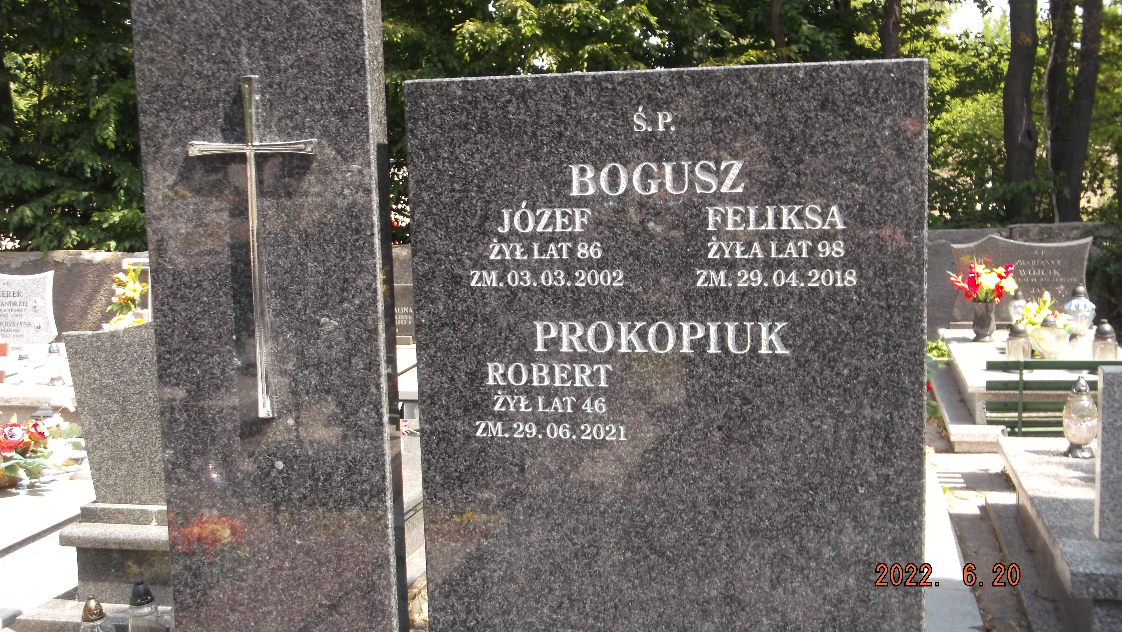 Grób Feliksa Bogusz