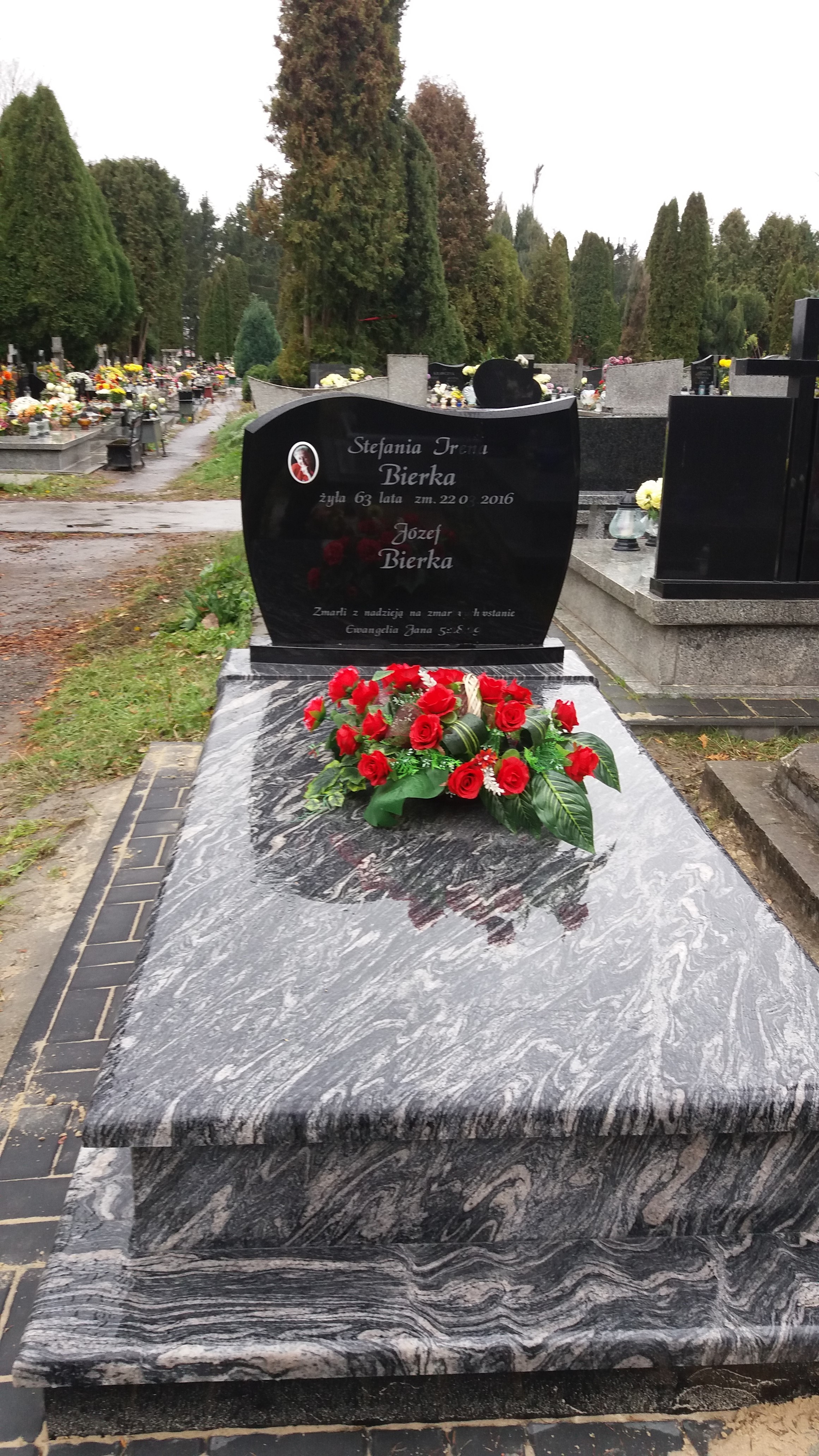 Grób Stefania Bierka