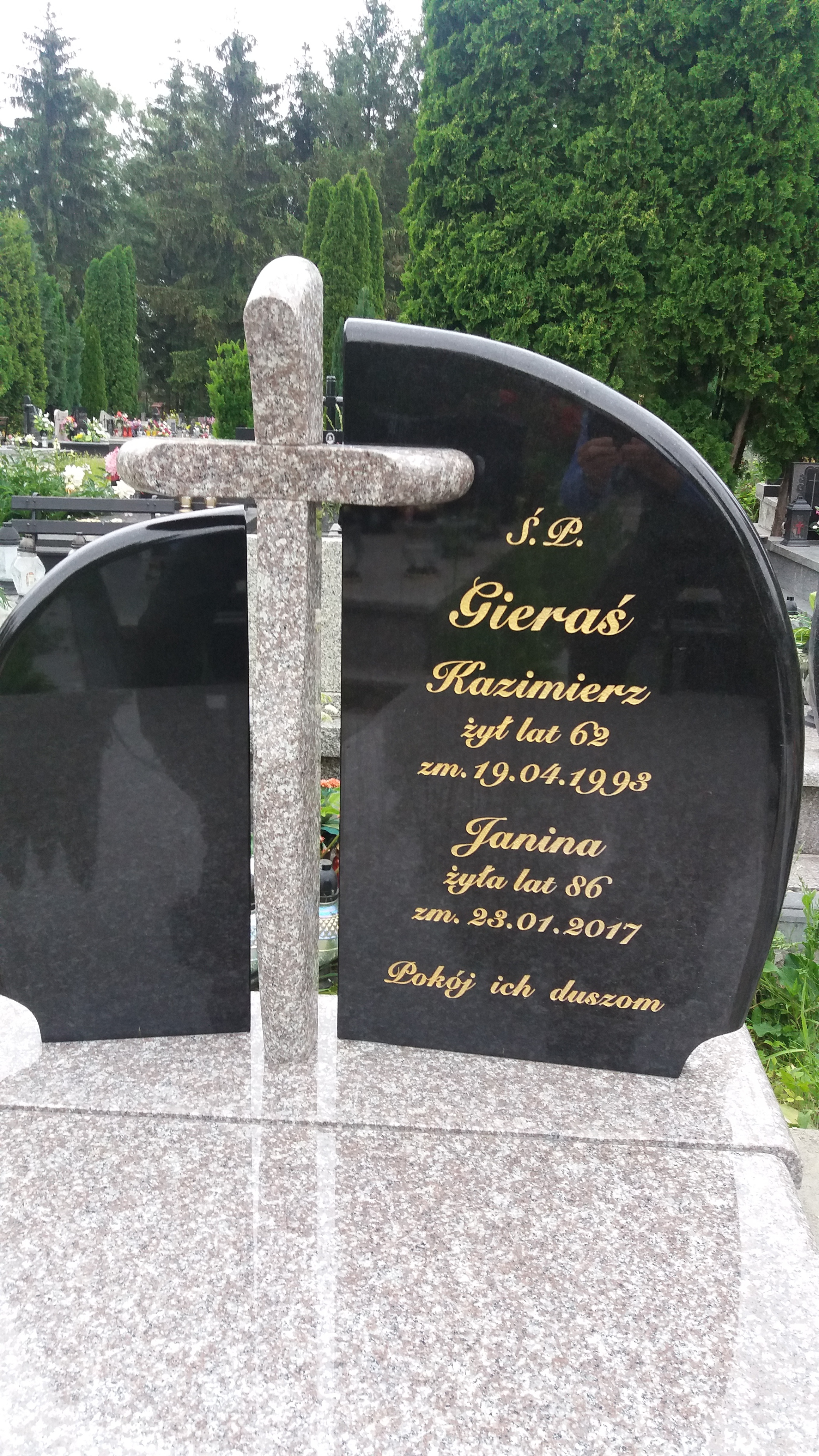 Grób Janina Gieraś